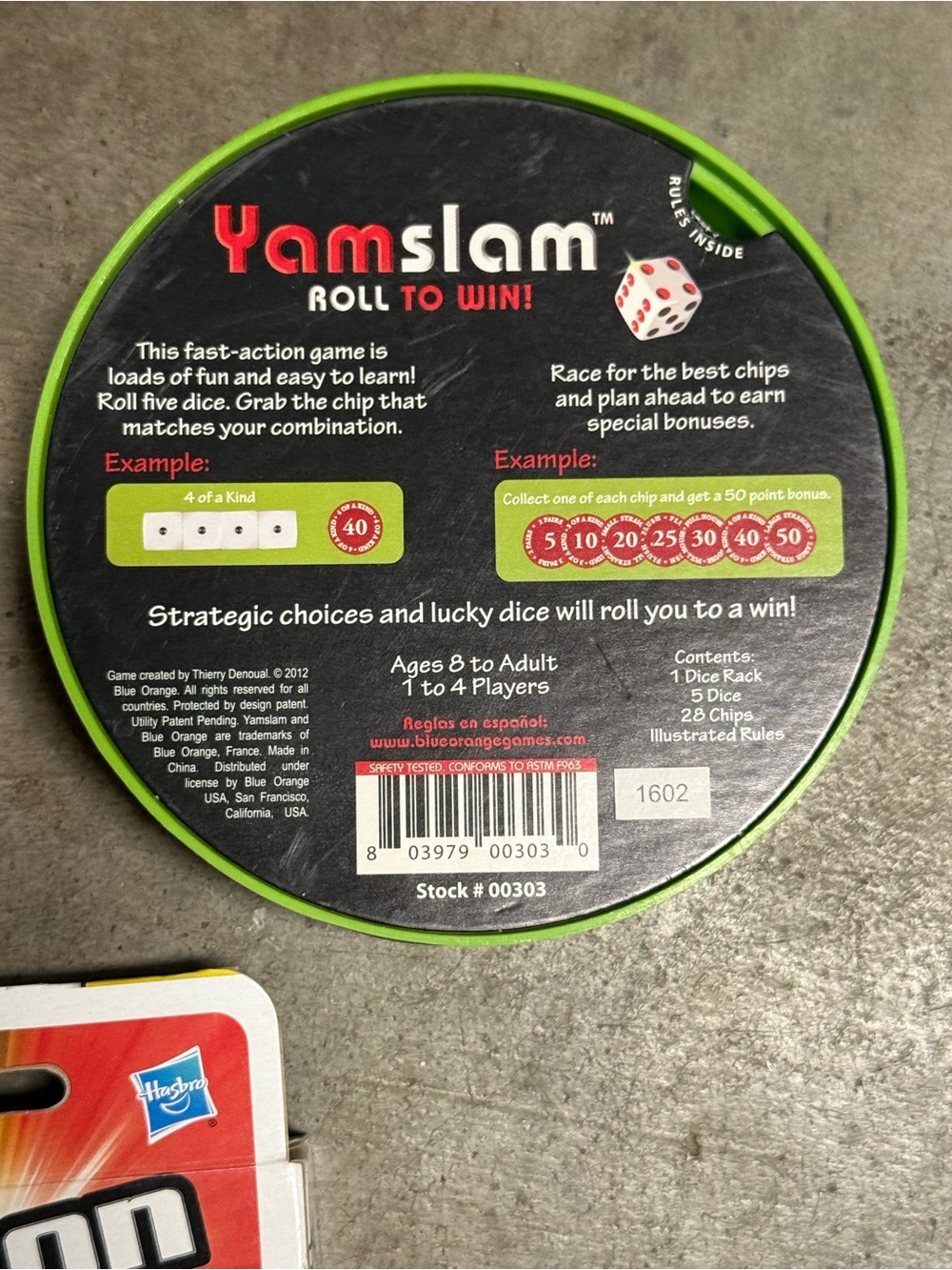 NEW Games!  Ring toss, LCR, Brain Teasers, Sorry, UNO, Simon, Yam Slam - Picture 12 of 16